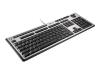 Targus Slim Internet Multimedia USB Keyboard - Keyboard - USB - black, silver - France