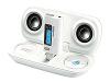 Creative TravelDock 900 - Portable speakers with digital player dock - 4 Watt (Total) - white