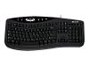 Microsoft Comfort Curve Keyboard 2000 - Keyboard - PS/2, USB - ergonomic - black - Nordic