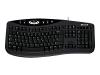 Microsoft Comfort Curve Keyboard 2000 - Keyboard - USB - 105 keys - ergonomic - black - German - OEM (pack of 3 )