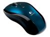 Logitech LX7 Cordless Optical Mouse - Mouse - optical - wireless - RF - USB / PS/2 wireless receiver - dark blue