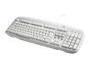 Logitech Deluxe Access - Keyboard - PS/2 - 104 keys - white - Belgium - retail