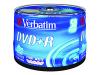 Verbatim - 50 x DVD+R - 4.7 GB 8x - pearl white - spindle - storage media