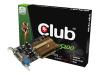 Club 3D GeForce FX5200-256 - Graphics adapter - GF FX 5200 - AGP 8x - 256 MB DDR - Digital Visual Interface (DVI) - TV out