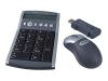Belkin Wireless Calculator Keypad with Wireless Mouse with Multi media Control - Keypad - wireless - 17 keys - mouse - USB wireless receiver