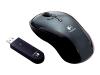 Logitech LX7 Cordless Optical Mouse - Mouse - optical - wireless - RF - USB / PS/2 wireless receiver - dark silver