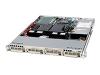 Supermicro CS813S+-500 - Rack-mountable - 1U - ATX - SCSI - hot-swap - power supply 500 Watt - black