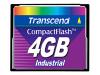 Transcend Industrial - Flash memory card - 4 GB - 45x - CompactFlash Card