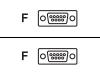 Roline - Null modem cable - DB-9 (F) - DB-9 (F) - 1.8 m