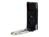 Belkin Carabiner Case for iPod nano - Case for digital player - leather - black