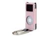 Belkin Carabiner Case for iPod nano - Case for digital player - leather - pink
