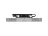 HP Silver Flat Panel Speaker Bar - PC multimedia speakers - 2 Watt (Total) - silver, carbonite