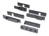 APC KVM Bracket Set - Rack bracket - black - 1U