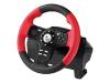 Logitech Formula Force EX - Wheel and pedals set - 12 button(s) - PC, MAC - black, red