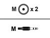 Belkin PRO Series - Audio cable - RCA (M) - mini-phone stereo 3.5 mm  (M) - 5 m