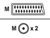 Belkin Gold Series - Video / audio cable - SCART (M) - RCA (M) - 5 m