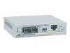 Allied Telesis AT MC116XL - Media converter - 10Base-T, 100Base-SX, 10Base-FL, 100Base-TX - RJ-45 - SC - external - up to 2 km - 850 nm