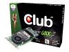 Club 3D GeForce 6800 GT - Graphics adapter - GF 6800 GT - PCI Express x16 - 256 MB GDDR3 - Digital Visual Interface (DVI)