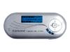 Transcend T.sonic 510 - Digital player / radio - flash 512 MB - WMA, MP3 - silver