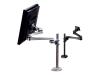 Origin Storage Generic Monitor Support LA5C-1 - Mounting kit ( articulating arm, desk clamp mount, grommet mount ) for flat panel - mounting interface: 100 x 100 mm, 75 x 75 mm - table-top