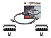 Trust USB2 Data Transfer Cable NB-7500p - USB cable - 4 PIN USB Type A (M) - 4 PIN USB Type A (M) - 1.9 m