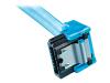 Akasa - Serial ATA / SAS cable - 7 pin Serial ATA - 7 pin Serial ATA - 45 cm - right angle connector - UV-blue