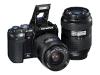 Olympus E-500 - Digital camera - SLR - 8.0 Mpix - Olympus Zuiko Digital 14-45mm and 40-150mm lenses - optical zoom: 3.2 x - supported memory: CF, xD-Picture Card, Microdrive, xD Type H, xD Type M