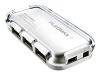 Samsung Pleomax Crystal TUH-7000X - Hub - 4 ports - Hi-Speed USB