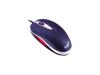 Genius NetScroll+ Traveler - Mouse - optical - 3 button(s) - wired - PS/2 - blue