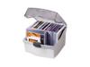 Fellowes - Media storage box - capacity: 20 CD - platinum