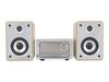 Eltax M-100 - Micro system - radio / CD - silver, light beech