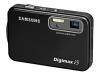 Samsung Digimax i5 - Digital camera - compact - 5.0 Mpix - optical zoom: 3 x - supported memory: MMC, SD - black