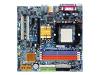 Gigabyte GA-K8N51PVMT-9 - Motherboard - micro ATX - GeForce 6150 - Socket 939 - UDMA133, Serial ATA-300 (RAID) - Gigabit Ethernet - FireWire - video - High Definition Audio (8-channel)