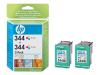 HP 344 - Print cartridge - 2 x colour (cyan, magenta, yellow) - 450 pages