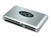 LaCie Imatumi Media Reader - Card reader ( CF I, CF II, Memory Stick, MS PRO, Microdrive, MMC, SD, SM, MS Duo, xD ) - Hi-Speed USB