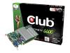 Club 3D GeForce 6600 Passive - Graphics adapter - GF 6600 - PCI Express x16 - 256 MB DDR - Digital Visual Interface (DVI) - HDTV out