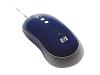 HP - Mouse - optical - 5 button(s) - wired - USB - blue