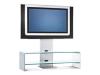 Philips ST009830/LA - Stand for TV - aluminium, glass - silver aluminium - floor-standing