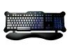 Saitek Eclipse Keyboard Blue - Keyboard - USB - 104 keys - black, silver