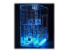 NorthQ 2500 Acrylic Case Bundle - Tower - ATX - power supply 400 Watt ( ATX ) - UV-blue