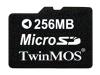 TwinMOS - Flash memory card - 256 MB - microSD
