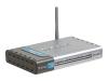 D-Link Wireless Broadband VoIP Router DVG-G1402S - Wireless router + 4-port switch - VoIP phone adapter - Ethernet, Fast Ethernet, 802.11b, 802.11g external
