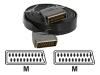 Proson Crystal Smoke - Video / audio cable - SCART (M) - SCART (M) - 1.5 m - shielded