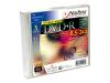 Nashua - 3 x DVD+R DL - 8.5 GB 2.4x - white - slim jewel case - storage media