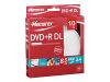 Memorex - 10 x DVD+R DL - 8.5 GB 2.4x - spindle - storage media