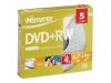 Memorex - 5 x DVD+RW - 4.7 GB 4x - slim jewel case - storage media