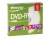 Memorex - 5 x DVD-RW - 4.7 GB 2x - slim jewel case - storage media