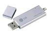 LG USB Drive Mirror - USB flash drive - 2 GB - Hi-Speed USB - reflective silver