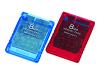 Sony - Flash memory module - 8 MB - Sony PlayStation 2 Memory Card - blue, red (pack of 2 )