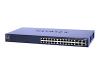 NETGEAR ProSafe FS728TS Smart Switch - Switch - 24 ports - Ethernet, Fast Ethernet - 10Base-T, 100Base-TX + 2x1000Base-T/SFP (mini-GBIC), 2x1000Base-T - 1U external - stackable